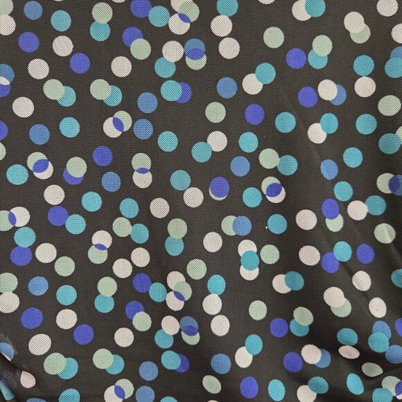 Counterparts Vtg Y2K Twee Polka Dot Drape Cowl Neck Semi-Sheer Artsy Mesh Top S - Picture 6 of 11